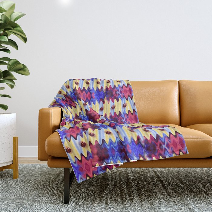 The Secondary Primary (Aretha's Dream) Throw Blanket