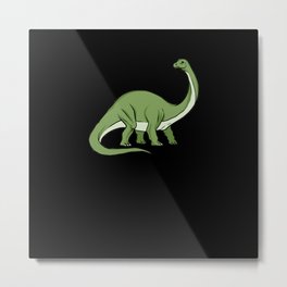 Diplodocus Dinosaur Metal Print