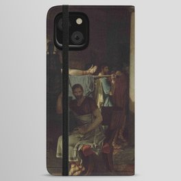 David, The Lictors Bring to Brutus the Bodies of His Sons iPhone Wallet Case