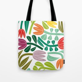 Colorful flowers Tote Bag