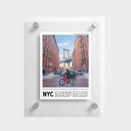 New York City | Travel Photography Minimalism | Brooklyn Floating Acrylic Print