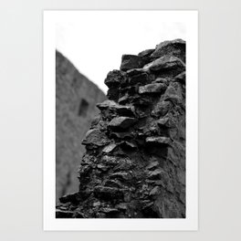 Ruins Art Print | Middleages, Medieval Times, Digital, Travel, Medievale, Medievalart, Architecture, Gray, Photo, Gothic 