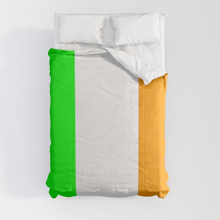 flag of ireland 5 -ireland,eire,airlann,irish,gaelic,eriu,celtic,dublin,belfast,joyce,beckett Comforter