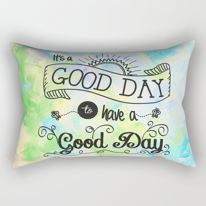 It's a Colorful Good Day by Jan Marvin Rectangular Pillow