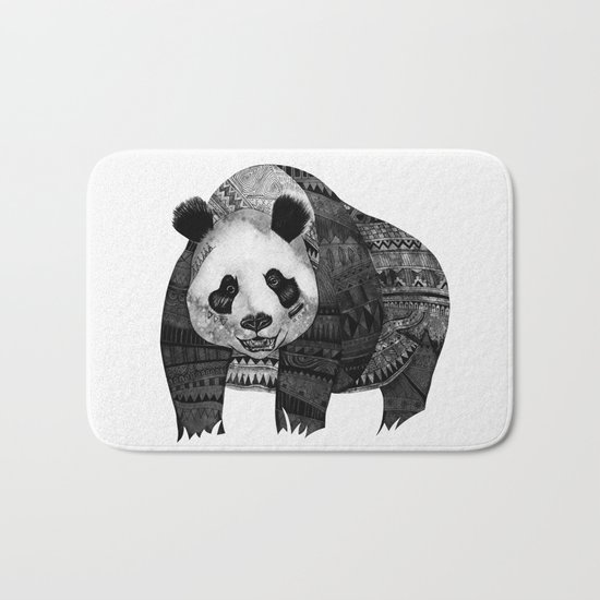 "Native Youth Panda" Bath Mat