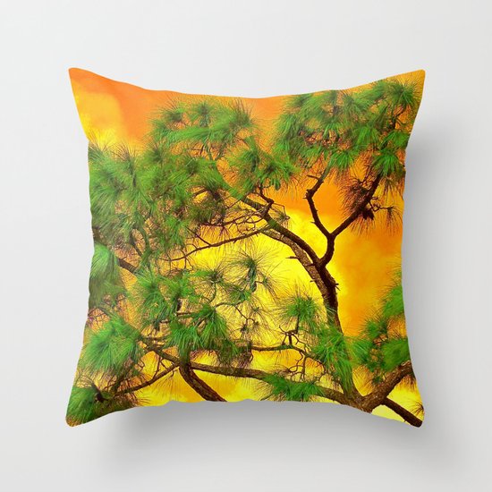 art-tificial Throw Pillow