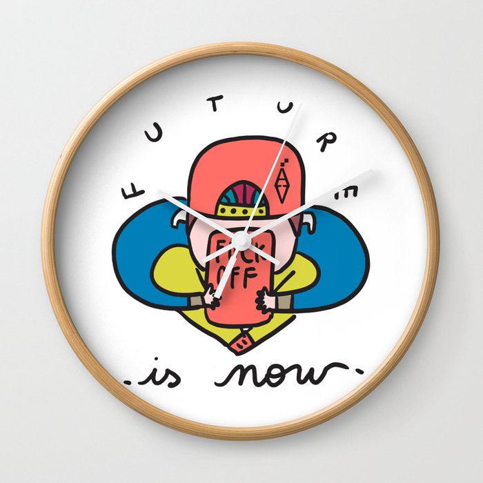 FUTURE IS NOW collection (1 of 3) Wall Clock