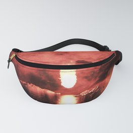 cave water light bright underground Fanny Pack
