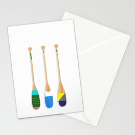 Painted Paddles Stationery Cards