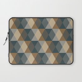 Caffeination Geometric Hexagonal Repeat Pattern Laptop Sleeve