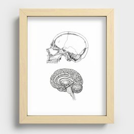 Flesh and Bone Recessed Framed Print