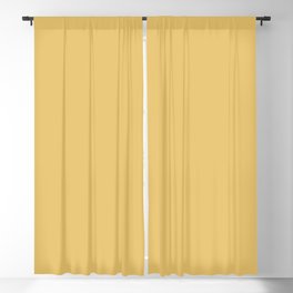 Goldy Solid Yellow  Blackout Curtain