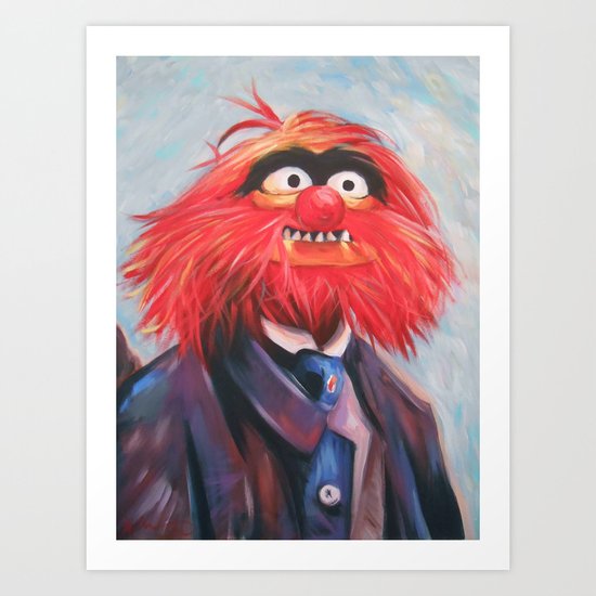 Portrait Of An Animal Art Print