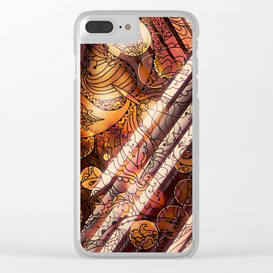Dare to Doodle Clear iPhone Case