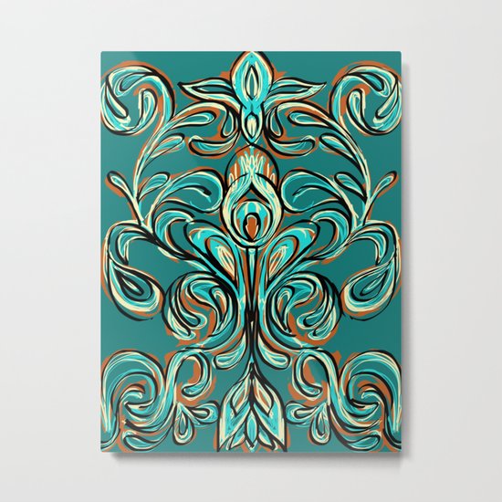 swirls Metal Print