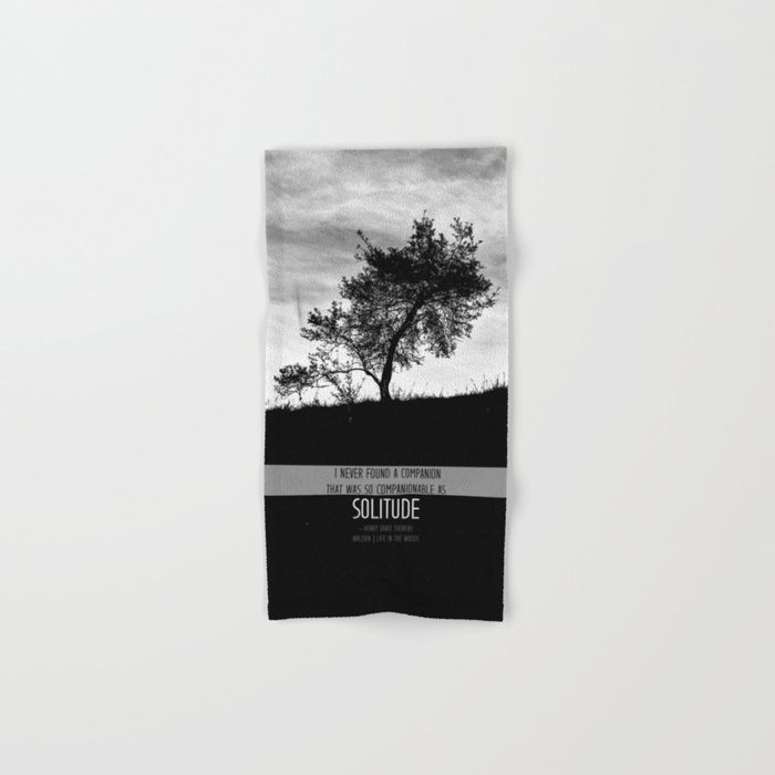 Henry David Thoreau - Solitude Hand & Bath Towel