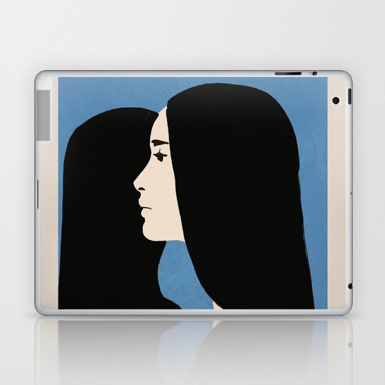 Girl Portrait 2 Laptop & iPad Skin