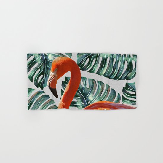Flamingo Self Portrait #society6 #decor #buyart Hand & Bath Towel