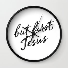 But first, Jesus Wall Clock