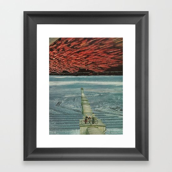 look to the east Framed Art Print