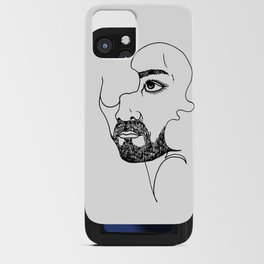 Save a Face by Lazzy Brush iPhone Card Case