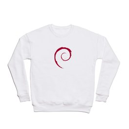 Debian Official Spiral Swirl Logo T-Shirt Crewneck Sweatshirt