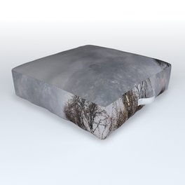 Scottish Highlands Spring Birch Trees and the Mist in I Art Outdoor Floor Cushion