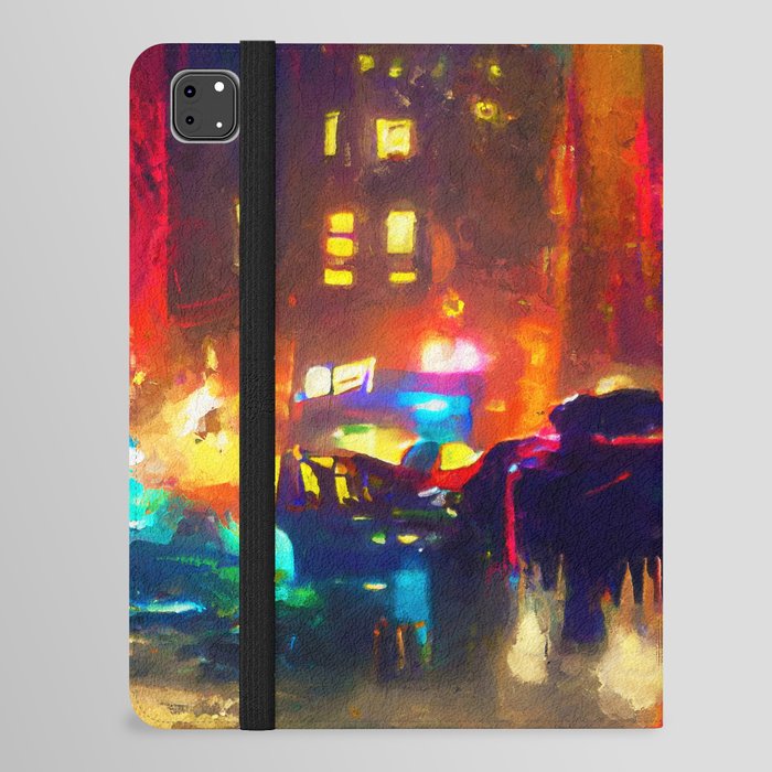 Nights of New York City iPad Folio Case
