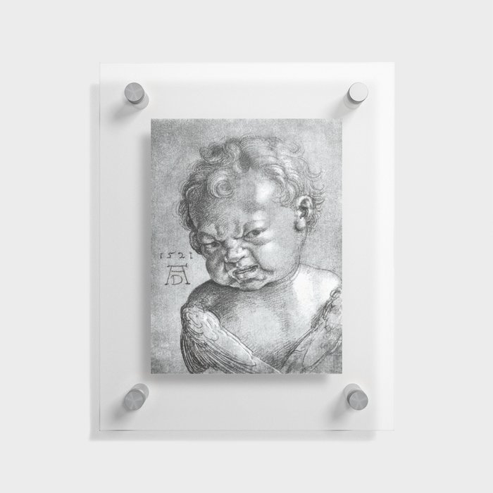 Weeping Angel boy 1521 Floating Acrylic Print