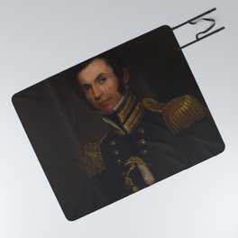 Alfred Jacob Miller - Portrait of Colonel Alexander Smith (1790-1858) Picnic Blanket