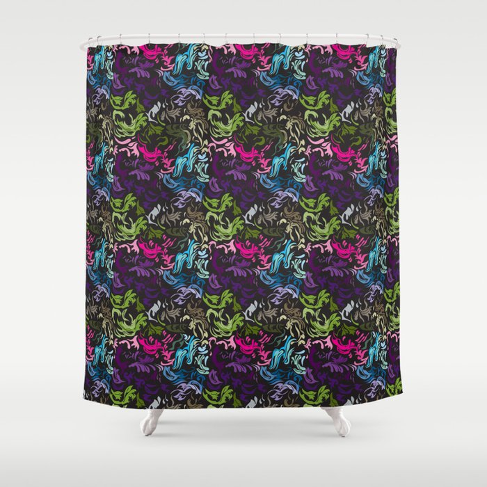 pattern_colors Shower Curtain