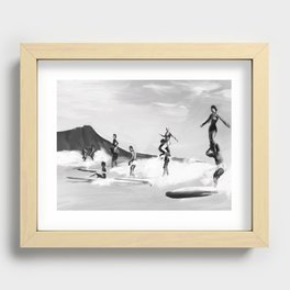 High tidez Recessed Framed Print