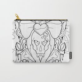girl skull Carry-All Pouch