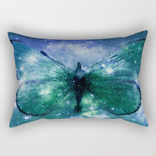 Celestial Butterfly Rectangular Pillow