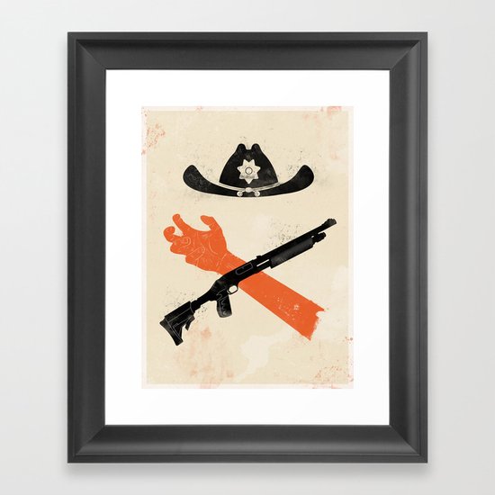The Wandering Dead Framed Art Print