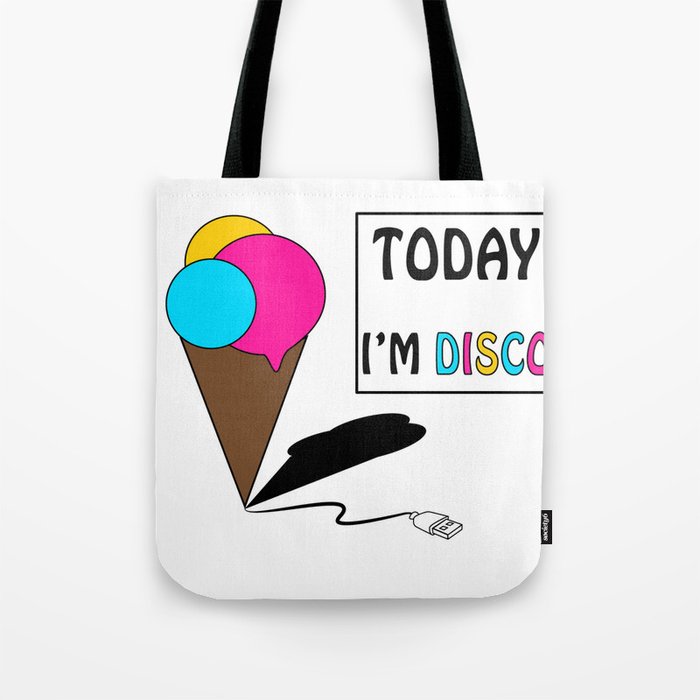 gelatoUsb - today i'm DISCO Tote Bag