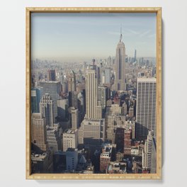 New York City / Aerial Serving Tray