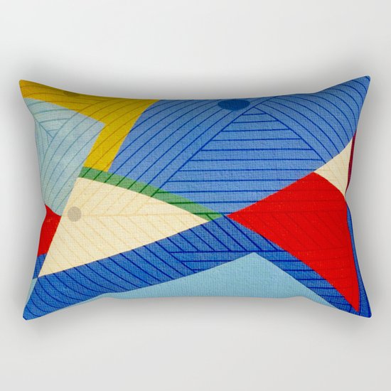 Fish Lines Rectangular Pillow