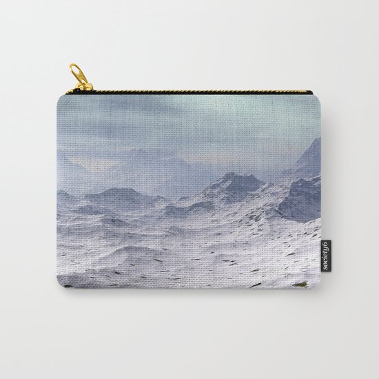 Snow Covered Mountains Carry-All Pouch