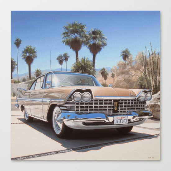 Plymouth Fury Canvas Print