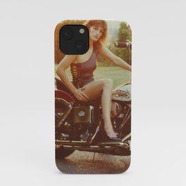 Motorcycle and Pinup iPhone Case
