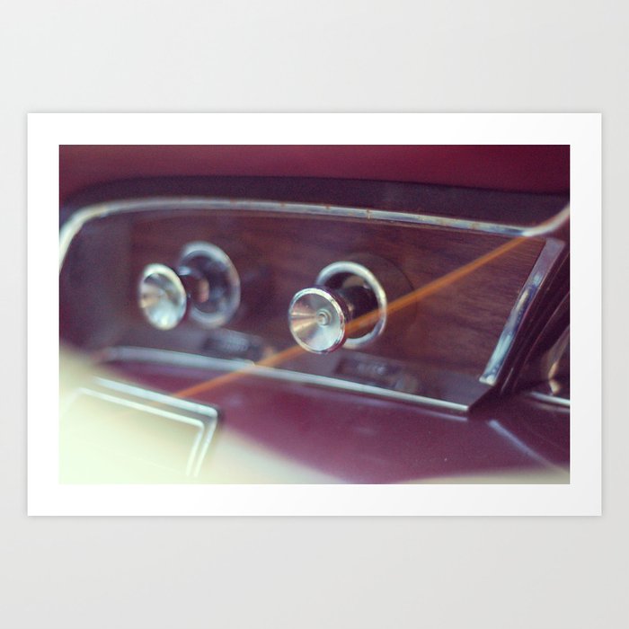 Rat Rod Interior Art Print