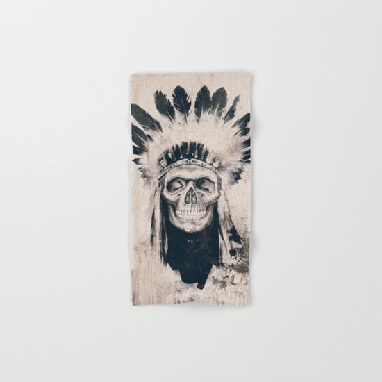 INDIAN SKULL Hand & Bath Towel