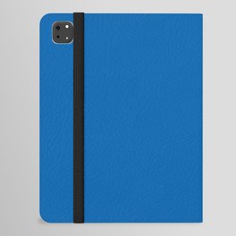 EGYPTIAN BLUE SOLID COLOR. Plain Bold Blue iPad Folio Case