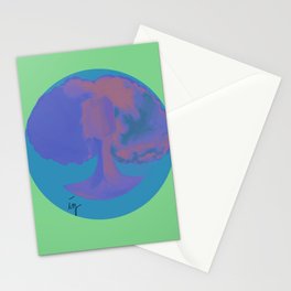 Psychedelic Fro - Lime Blueberry Stationery Card