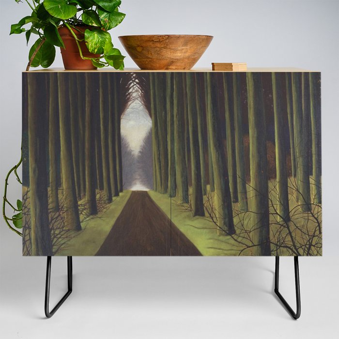 The Way through the Dark Forest by Leon Spilliaert Credenza