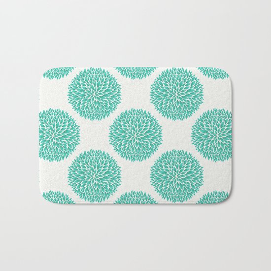 Petal Burst #12 Circles Bath Mat