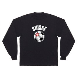 Suisse Switzerland Football - Swiss Soccer Ball Long Sleeve T-shirt
