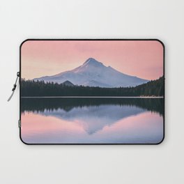 Mount Hood Pastel Sunset - Cascade Mountain Adventure Laptop Sleeve