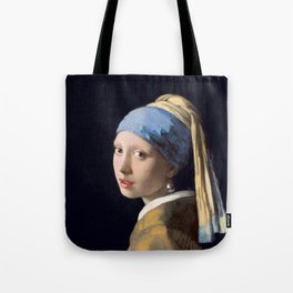 Girl With a Pearl Earring - Vermeer Tote Bag